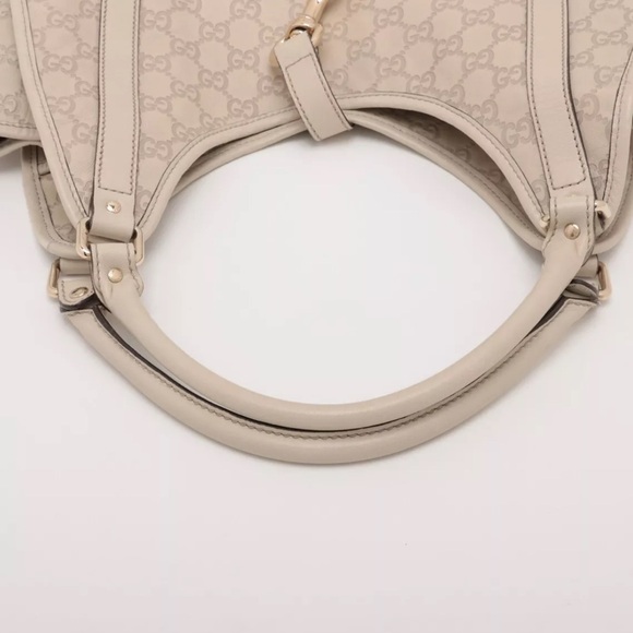 Gucci Guccissima Bardot Hobo Ivory - Picture 5 of 13